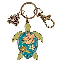 Women’ Enamel Keychains, Womens Enamel Keychain for Gifts Purse Bag Accessories, Sea Turtle