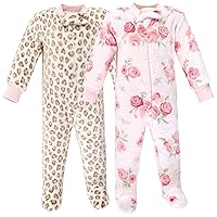 Hudson Baby Baby Girls' Plush Sleep and Play