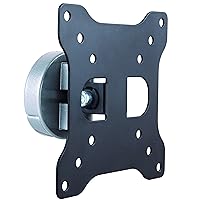 StarTech.com Monitor Wall Mount - Fixed - Supports Monitors 13” to 34” - VESA Monitor Wall Mount Bracket - Aluminum - Black & Silver (ARMWALL)