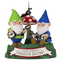 Christmas Ornament 2019 Year Dated Dueling Garden Gnomes with Sound (Plays Duelin' Banjos Song),