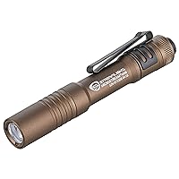 Streamlight 66609 MicroStream 250-Lumen EDC Ultra-Compact Flashlight with USB Rechargeable Battery, Box Coyote