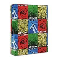 Mohawk 54301 Copier 100% Recycled Paper, 94 Brightness, 28lb 8-1/2x11, PC White, 500 Sheets