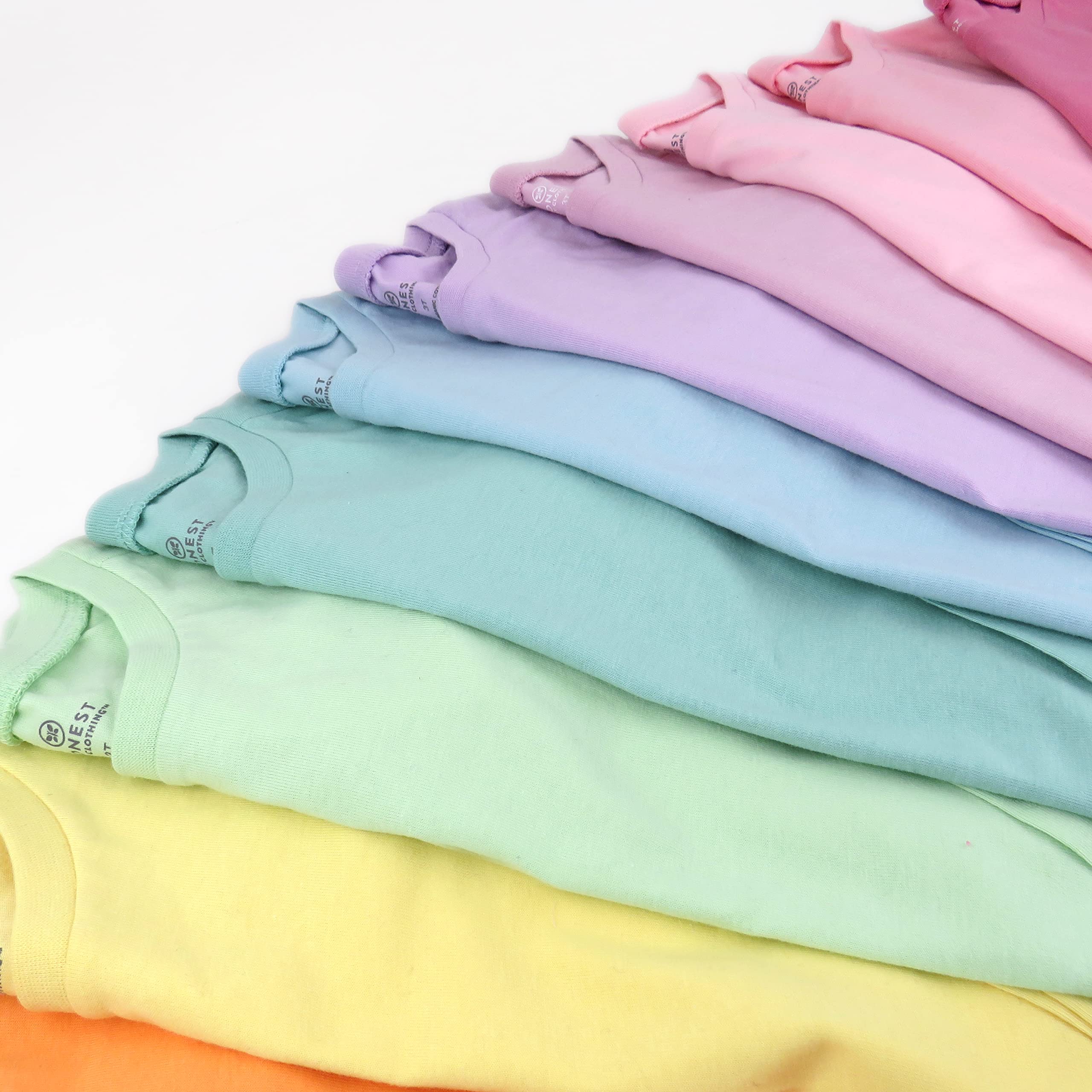 HonestBaby Baby Organic Cotton Long Sleeve Tshirts Multipack