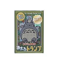 Ensky - My Neighbor Totoro - My Neighbor Totoro Magic Seemingly Invisible, Transparent Playing Cards - Official Studio Ghibli Merchandise