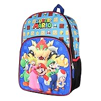 Super Mario Backpack Bowser Luigi Princess Peach Yoshi 16
