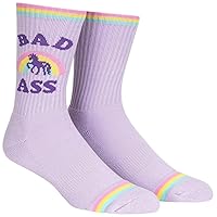 Sock It To Me, Women's Athletic Ribbed Crew, Fun Novelty Socks