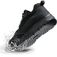 ulogu Steel Toe Shoes for Men Women丨Waterproof Lightweight Roofing Shoe丨Safety Industrial Work Sneakers