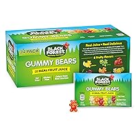 Gummy Bears Candy, 1.5 Ounce Treat-Size Pouches (Pack of 24)