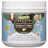 Perfect Supplements - Perfect Hydrolyzed Collagen Chocolate – 396 Grams – Bovine Hydrolyzed Collagen Peptides – Pesticide & Hormone Free – Brazilian Pasture Raised