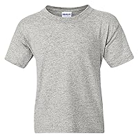 5000B Gildan Youth Heavy Cotton T-Shirt - Ash (99/1) - Large
