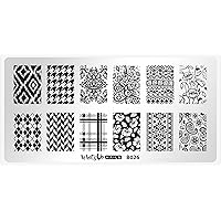 Whats Up Nails - B026 Fashion Prints Stamping Plate for Nail Art Design