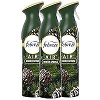 Febreze Air Freshener Odor Fighting Spray, Winter Spruce Pine Scent, Limited Edition, 8.8 oz. (Pack of 3)