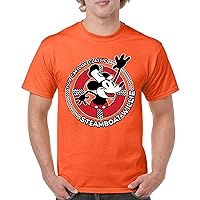 Steamboat Willie Life Preserver T-Shirt Funny Classic Cartoon Beach Vibe Mouse in a Lifebuoy Silly Retro Men's Tee
