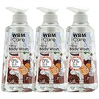 Care Body Wash, For All Skin Types, Calming & Relaxing with Coconut and Jasmine, Deep Nourishing & Moisturizing, Shower Gel 17.5 fl oz/Each - Pack of 3
