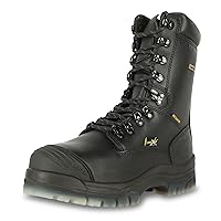 by Honeywell mens Black, 8-inch, Waterproof, Metatarsal shoe and boot toe guards, Black, 9 US