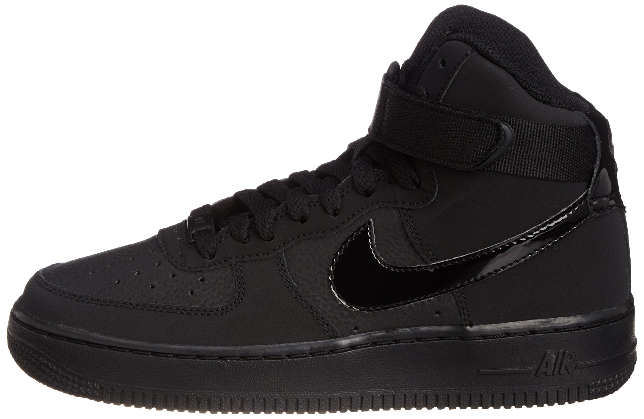 Nike Air Force 1 High (GS) Black 653998-001 Black (4 M US Big Kid)