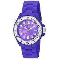 Women's 'Spring' Quartz Stainless Steel and Silicone Casual Watch