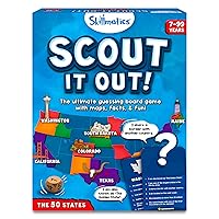 Skillmatics Board Game - Scout It Out 50 States, Guessing & Trivia Game for Families, Educational Toys, Card Games for Kids, Teens and Adults, Gifts for Boys and Girls Ages 7, 8, 9 and Up