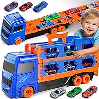 TEMI Construction Truck Toys Cars for Toddlers 3-5 - 7-in-1 Friction Power  Vehicle Toy 3 4 5 6 Year Old Boys, Carrier Transport Trucks Kids Years, Car  Set Age 3-9 Boys & Girls - Yahoo Shopping