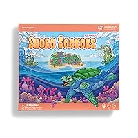SimplyFun Shore Seekers - A Fun and Interactive Math Board Game for Kids - Practice Addition and Multiplication Skills - Math Game for Kids, 2 to 7 Players, Ages 7 & Up