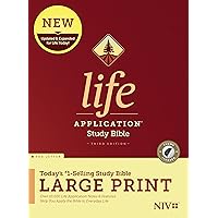 Tyndale NIV Life Application Study Bible, Third Edition, Large Print (Hardcover, Indexed, Red Letter) – New International Version – Large Print Study Bible for Enhanced Readability Tyndale NIV Life Application Study Bible, Third Edition, Large Print (Hardcover, Indexed, Red Letter) – New International Version – Large Print Study Bible for Enhanced Readability Hardcover