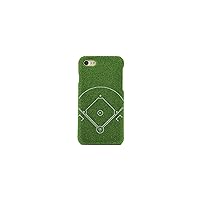 Long-Lasting Real-Grass-Texture Green Turf Sport Case for Apple iPhone 7/8 - Made in Japan [Dream Field]
