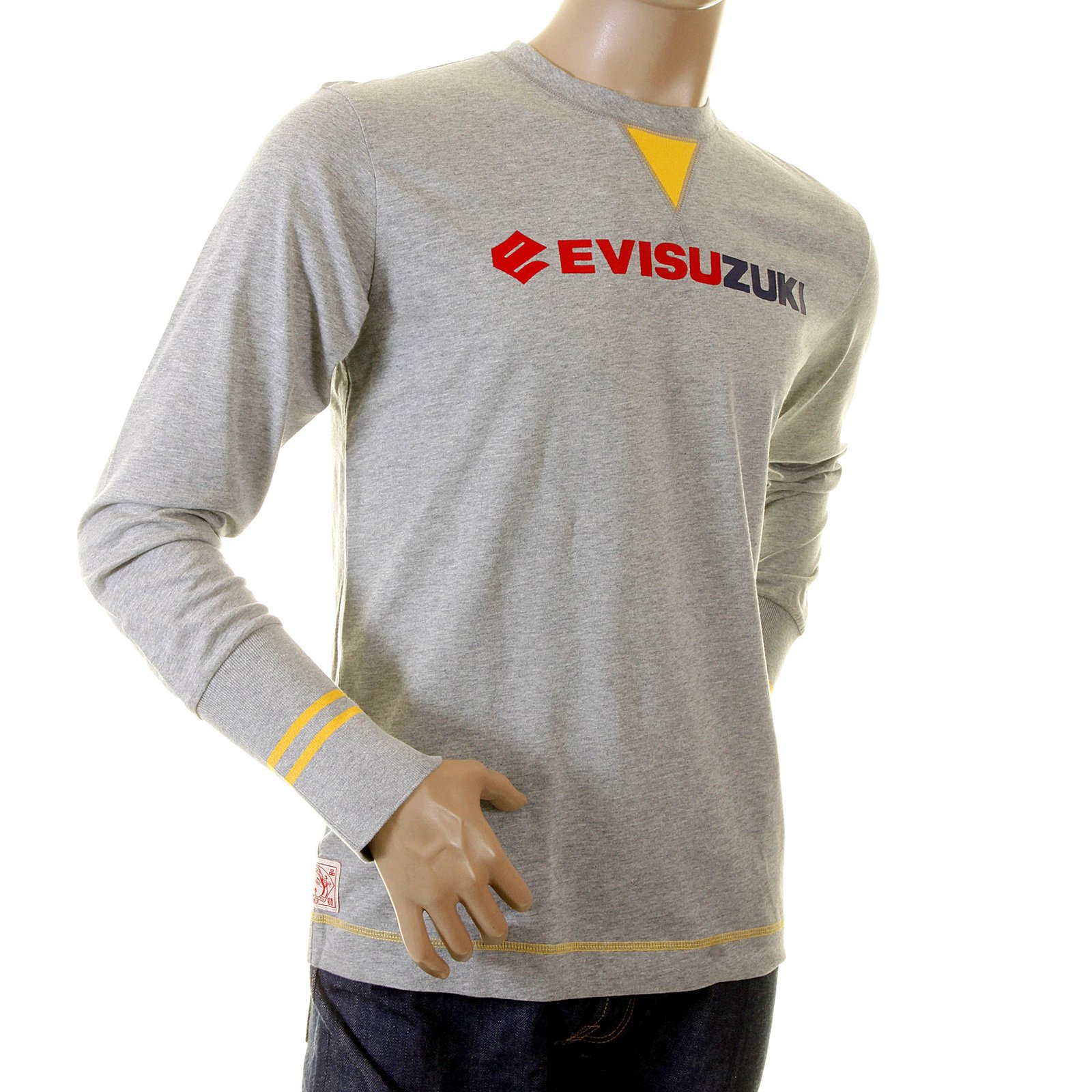 EVISU Marl Grey Early Original Genuine Rare Evisuzuki EV1059 JM1 t Shirt EVIS1117