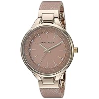 Anne Klein Women's Premium Crystal Accented Resin Bangle Watch