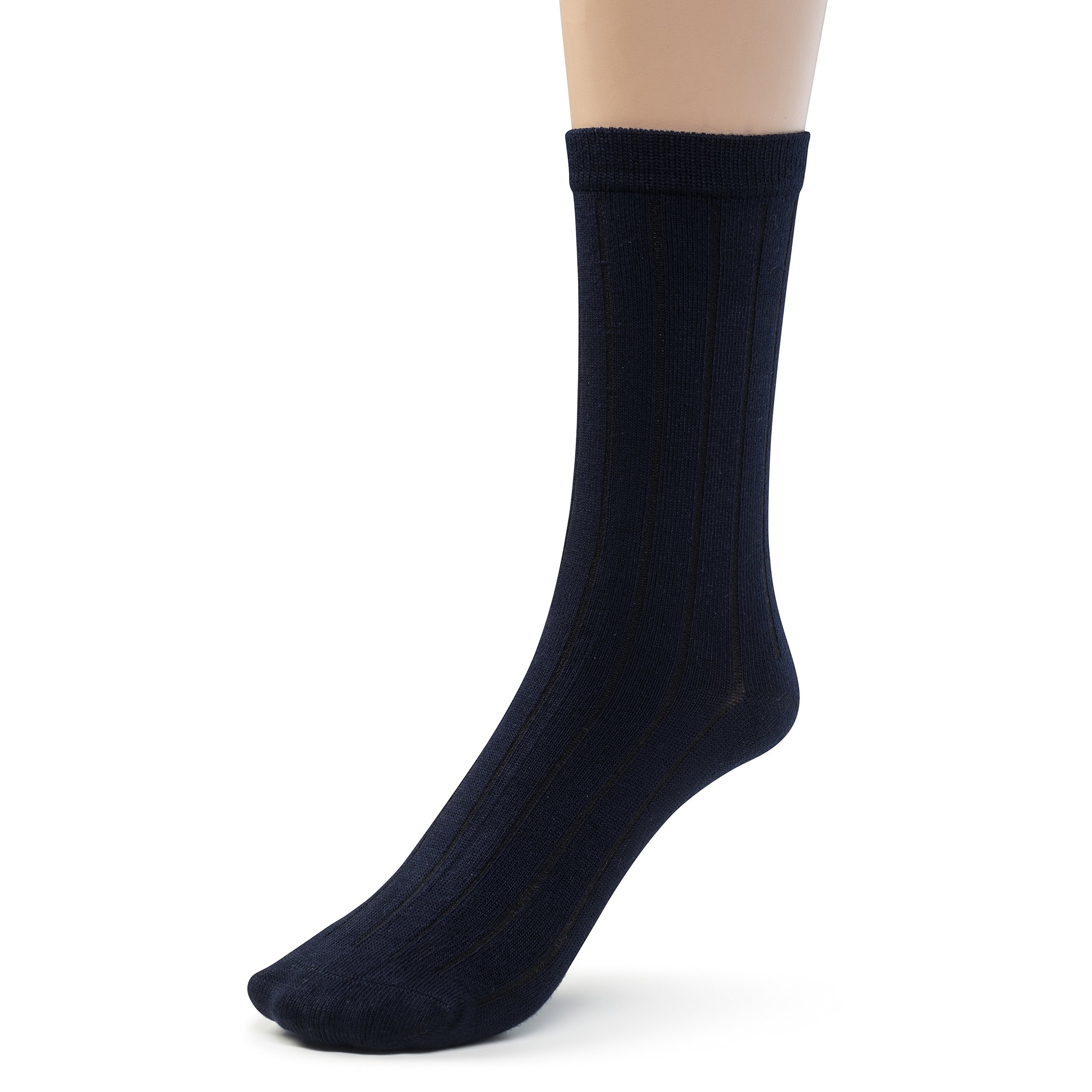 Buy Silky Toes Bamboo Seamless Crew Socks for Boys Girls, 3 or 6