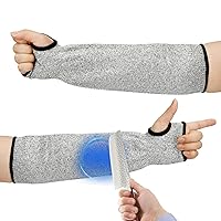 Cut Resistant Sleeves, Arm Protectors for Thin Skin and Bruising, Farmers Defense Gardening Sleeves