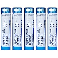 Hepar Sulphuris Calcareum 30C, Homeopathic Medicine for Cough (Pack of 5)