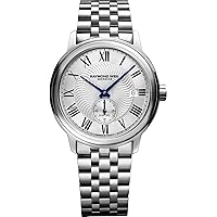 Raymond Weil Maestro Silver Dial Stainless Steel Automatic Mens Watch 2838-ST-00659