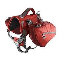 Dog Saddlebag Backpack, Back Pack Dog Harness, Hiking Pack for Dogs, Packs for Pets to Wear, Camping & Travel Vest Harness, Reflective, Lightweight, Baxter Pack for Medium & Large Pets