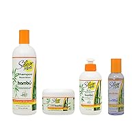 Silicon Mix Bambu Shampoo 16oz & Treatment & Leave-in 8oz & Polisher 4oz 