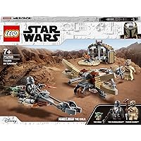LEGO 75299 Star Wars: The Mandalorian Trouble on Tatooine Building Set with Baby Yoda The Child Figure, Season 2 Playset