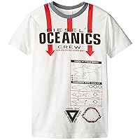 Diesel Big Boys' Tuxeiy T-Shirt Oceanics