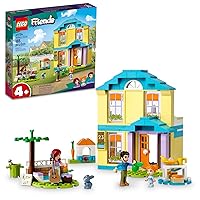 LEGO Friends Paisley’s House 41724, Doll House Toy for Girls and Boys 4 Plus Years Old, Playset with Accessories Including Bunny Figure, Birthday Gift