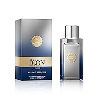 Antonio Banderas The Icon Elixir Eau De Perfume For Men - Long Lasting - Fresh, Elegant, And Sexy Scent - Spicy, Marine, And Woody Notes - Ideal For Special Events - 3.4 Fl Oz