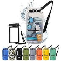 Earth Pak - Torrent Series Waterproof Dry Bag Keeps Gear Dry for Kayaking, Boating, Hiking, Camping and Fishing with Waterproof Phone Case