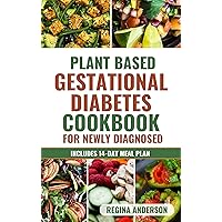 Plant Based Gestational Diabetes Cookbook for Newly Diagnosed: Delicious Low Carb Recipes to Regulate Blood Sugar Levels for Women Plant Based Gestational Diabetes Cookbook for Newly Diagnosed: Delicious Low Carb Recipes to Regulate Blood Sugar Levels for Women Kindle Paperback