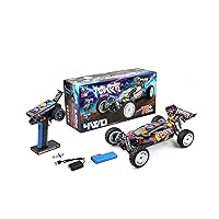 WLtoys High-Speed RC Car 124007 75KM/H 4WD RC Car Professional Racing Car Brushless Electric High Speed Off-Road Drift Remote Control Toys for Boy (124007 2 * 2200)