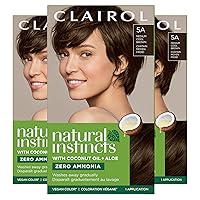 Natural Instincts Demi-Permanent Hair Dye, 5A Medium Cool Brown Hair Color, Pack of 3