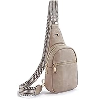 Telena Fanny Packs for Women and Sling Bag for Women Vegan Leather Small Fanny Pack Crossbody Bags