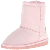 adidas Unisex-Child 6 Inch Faux Shearling Microfiber, Pink, 10/11