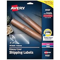 Avery Printable Shipping Labels with Sure Feed, 2