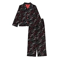 Marvel Boys' The Avengers | Shang-Chi | Spider-Man 2-Piece Loose-Fit Pajamas Set