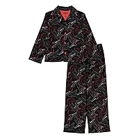 Marvel Boys' 2-Piece Loose-fit Set, Superhero Pajamas, Soft & Cute for Kids