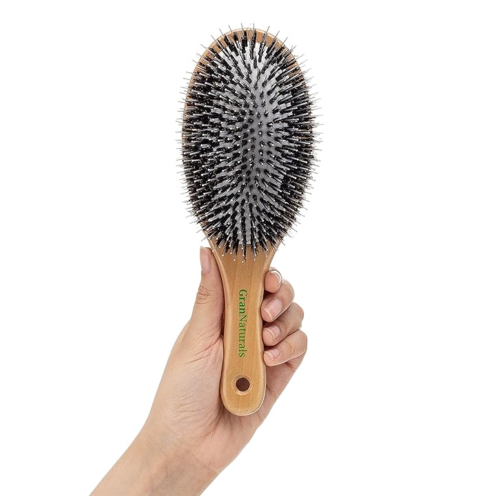 Mua Boar Bristle Hair Brush - Porcupine Style - Mixed Bristle Natural  Wooden Hairbrush for Thick Hair - For Women with Long, Thick Hair trên  Amazon Mỹ chính hãng 2023 | Fado