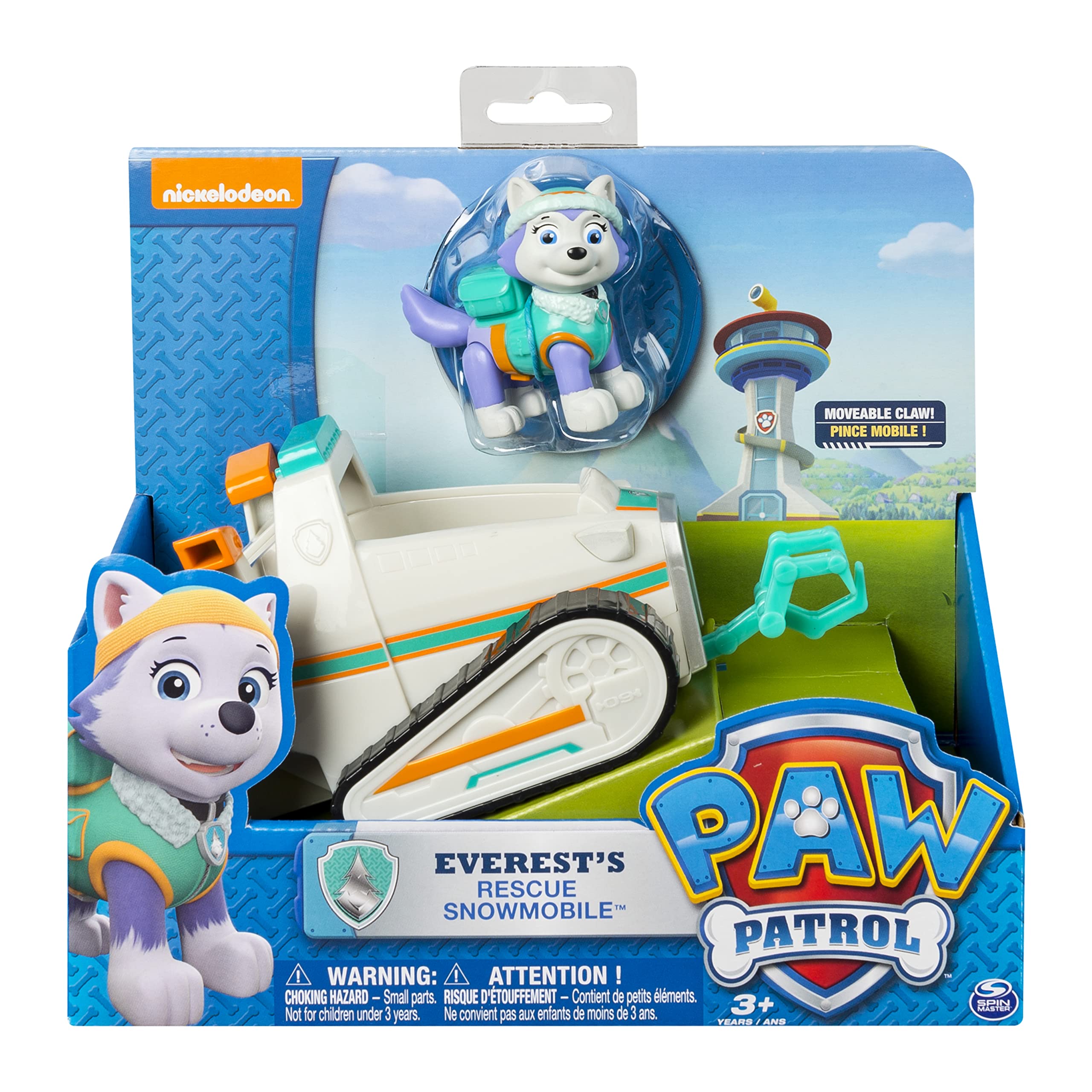 Paw Patrol Everest's Rescue Snowmobile, Vehicle & Figure