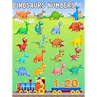 Dinosaurs Learning Numbers Counting from 1-20 - Dinosaurs Number Train Video For Kids